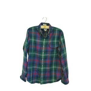 1990s J.G. Hook Wool Plaid Shacket Mens Size Medium Heritage Outdoors Classic